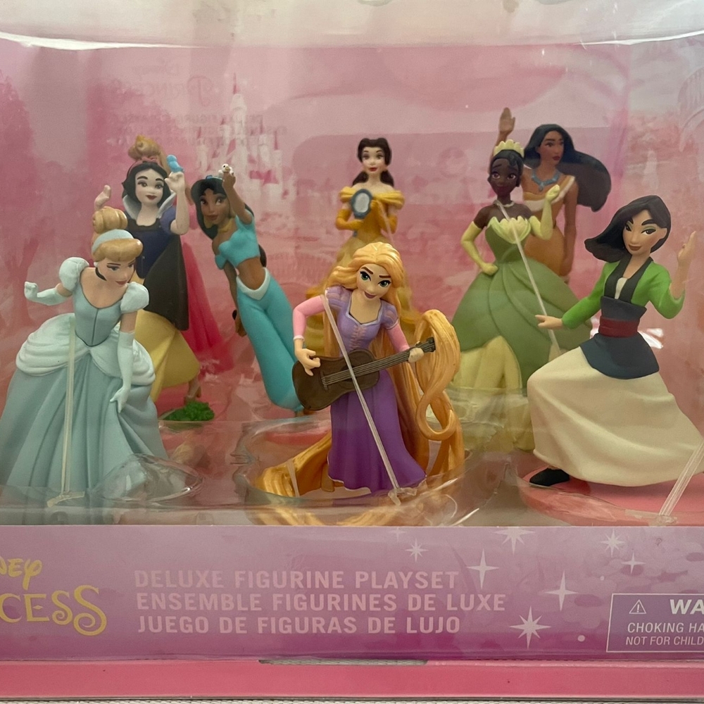 NEW Disney Princess Deluxe Figurine Playset